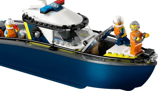 LEGO City 60456 Polisens snabba båtjakt