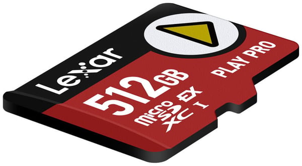 Lexar Play Pro 512 GB microSD Express minneskort