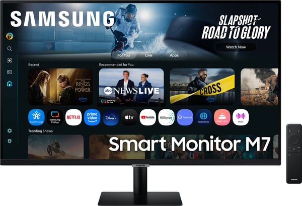 Samsung Smart Monitor M7 (M70F) 32" 4K-skärm, svart