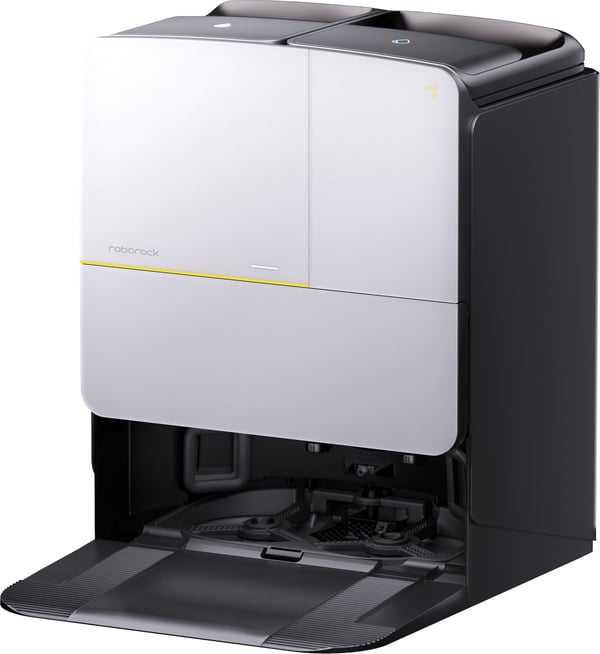 Roborock Saros Z70 robotdammsugare med dockningsstation, silver