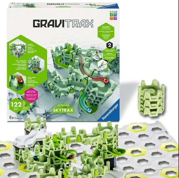 GraviTrax Action-Set Skytrax, kulbana, 122 delar