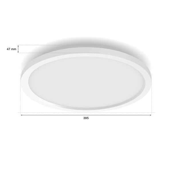 Philips Hue Surimu fullfärgad taklampa 40W, 2000-6500K, 2850 lm, rund, vit