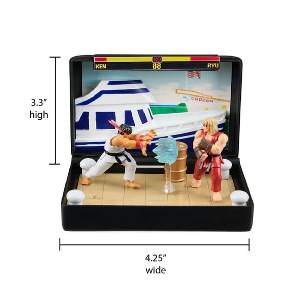 Konsolhjältar Mega Drive Street Fighter diorama