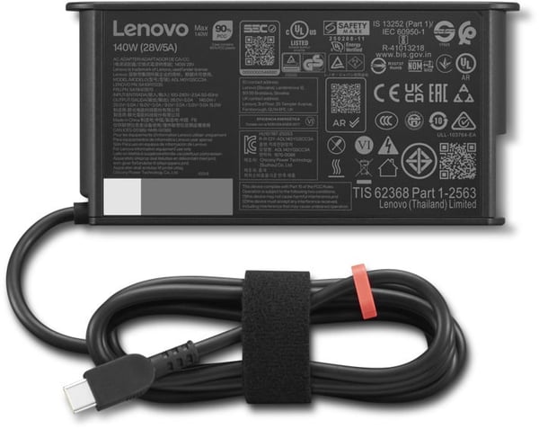 Lenovo ThinkPad Mobil Arbetsstation 140W USB-C GaN Slim AC strömförsörjning