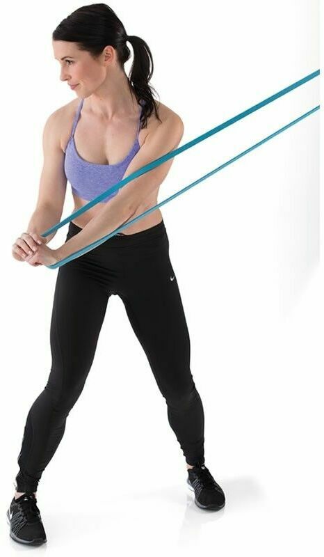Gymstick Power Band stærk elastikbånd, x-let/blå