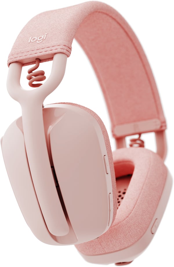 Logitech Zone Vibe 100 -trådløse høretelefoner, rosa
