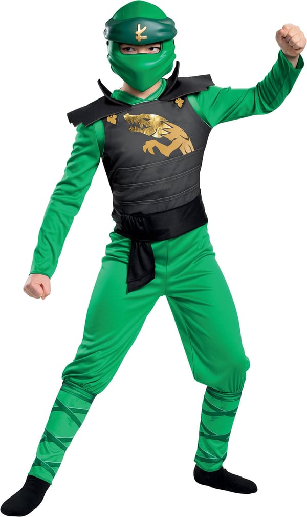 LEGO Ninjago Lloyd Classic Legacy - kostume, størrelse S, 109-126 cm