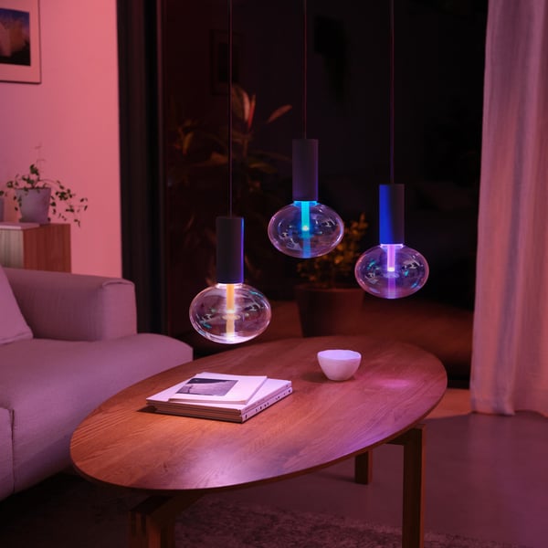 Philips Lightguide Cord - hængende kabel til lampe, sort, E27