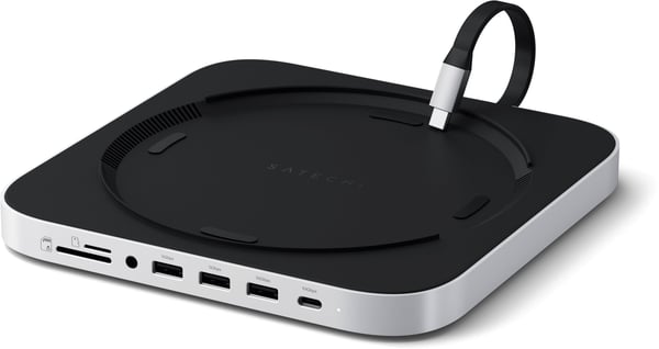 Satechi Stand Hub til Mac mini-dock, sølv
