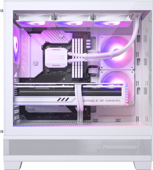 Phanteks XT View Mid Tower -ATX-chassis med vindue, hvid