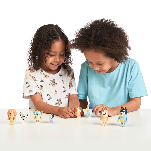 Bluey Figurer Multipack - figursats, 8 figurer