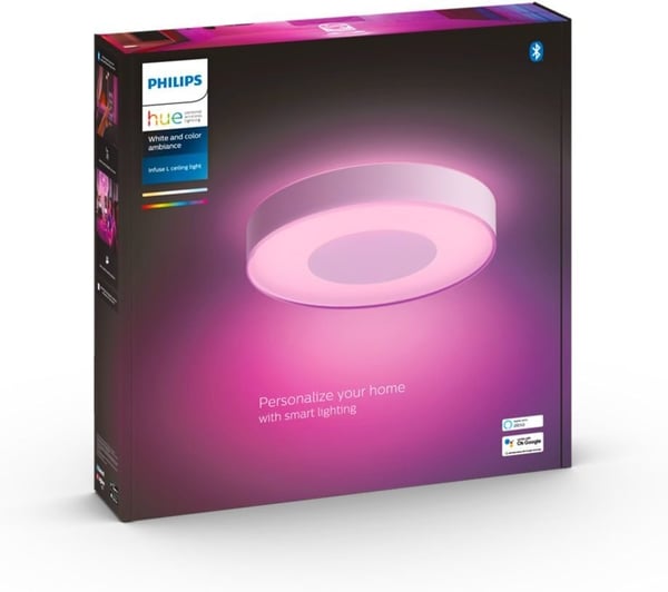 Philips Hue Infuse L smart taklampa, vit