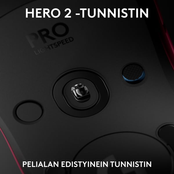 Logitech PRO 2 LIGHTSPEED-spelmus, rosa