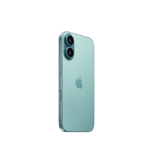 Apple iPhone 16 128 GB-telefon, blågrön (MYED3)