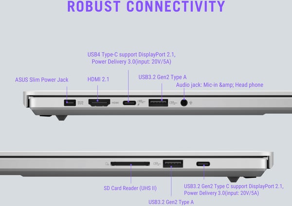 ASUS ROG Zephyrus G16 16" gaming bærbar, Win 11 (GU605CW-QR086W)