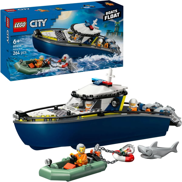 LEGO City 60456 Polisens snabba båtjakt