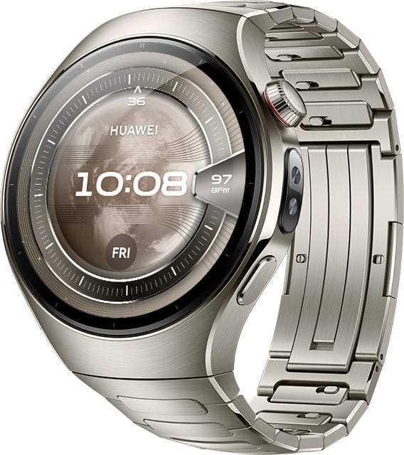 Huawei Watch 5 smartklocka, 46 mm, titan