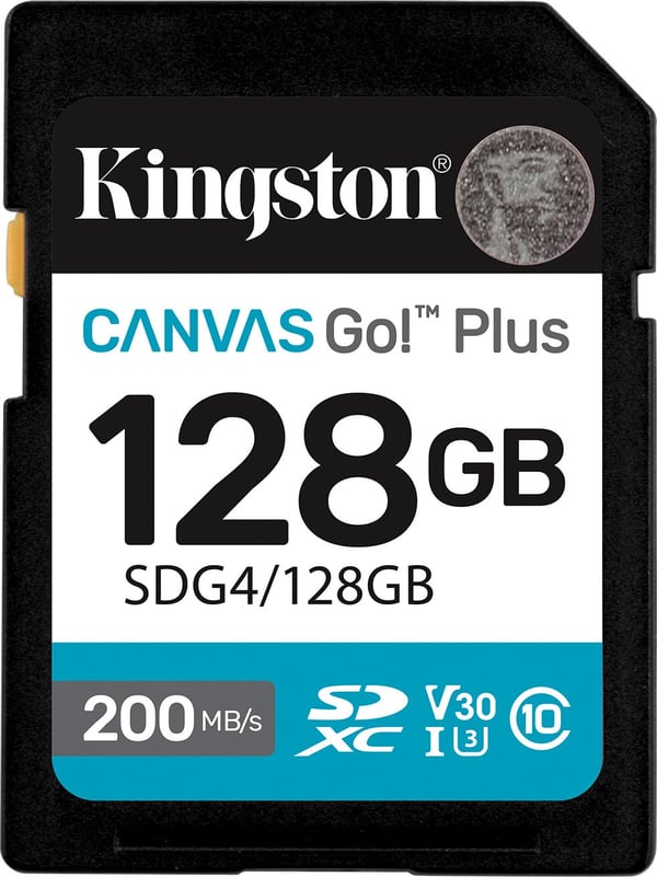 Kingston 128GB SDXC Canvas Go! Plus Gen4 minneskort