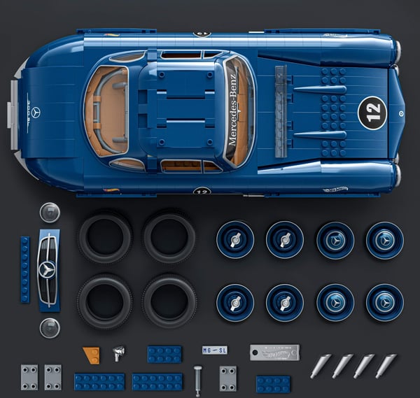 Hot Wheels Elite Series Mercedes-Benz Byggsats