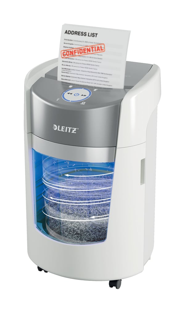 Leitz IQ OptiMax Small Office 350 pappersförstörare, P5