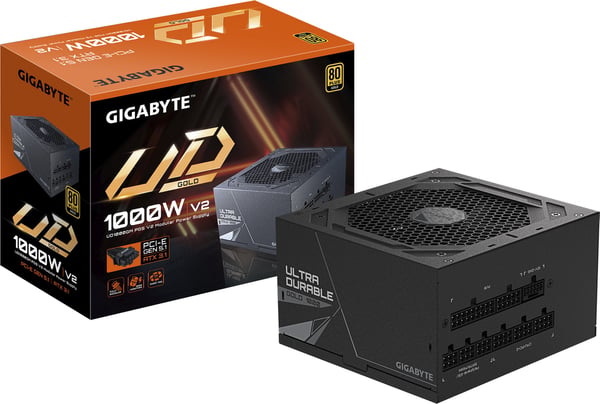 Gigabyte UD1000GM PG5 nätaggregat, svart