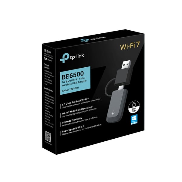 TP-LINK Archer TBE400U Wi-Fi 7 mini USB-adapter