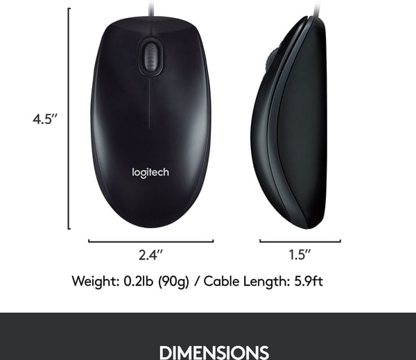Logitech MK120 -tastatur og mus