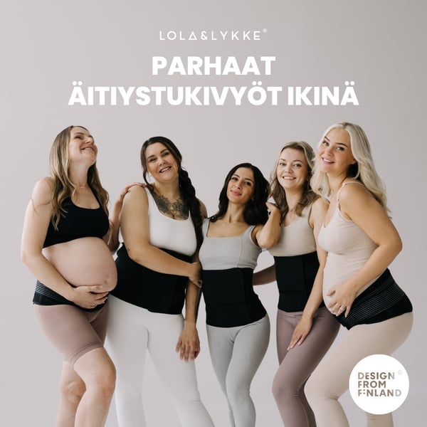 Lola&Lykke® Core Restore -stödbälte, svart, storlek S