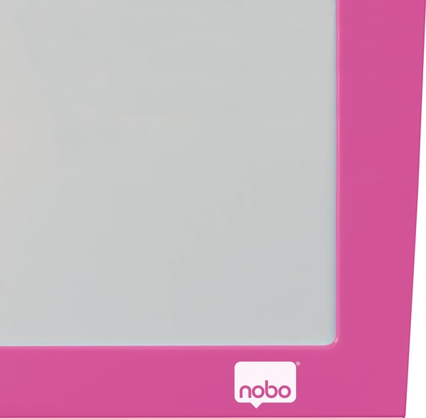 Nobo - magnetisk whiteboard, 58,5 x 43 cm, rosa ram