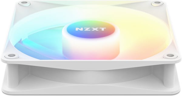 NZXT F120 RGB Core blæser, 120 mm, hvid