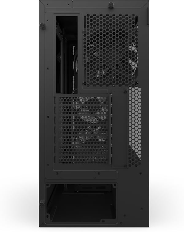 NZXT H5 Flow RGB (2024) ATX-chassis med vindue, sort