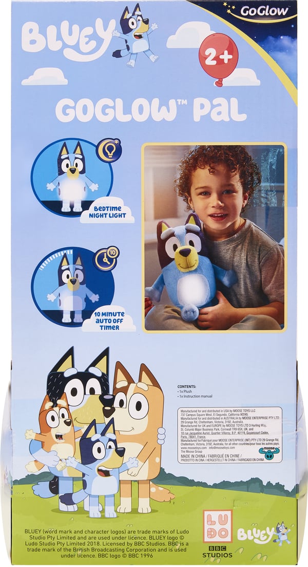 Bluey Ljusupplysande vän