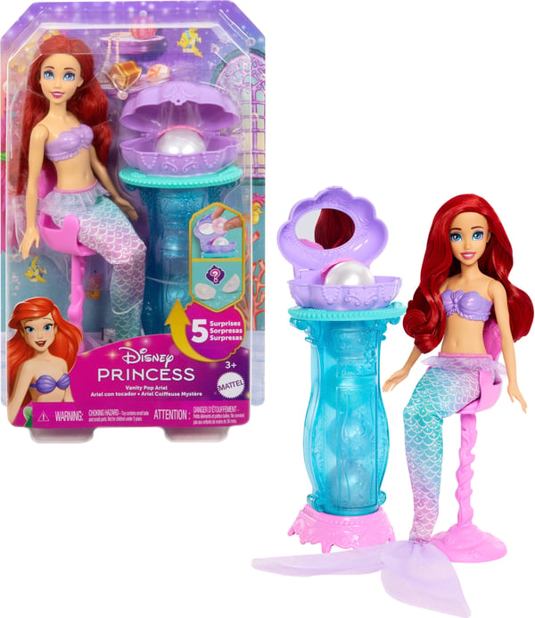 Disney Prinsesse Ariel Havfrue Overraskelse dukke