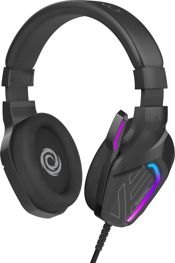 Oniverse Meteor spelhörlurar, Carbon Black