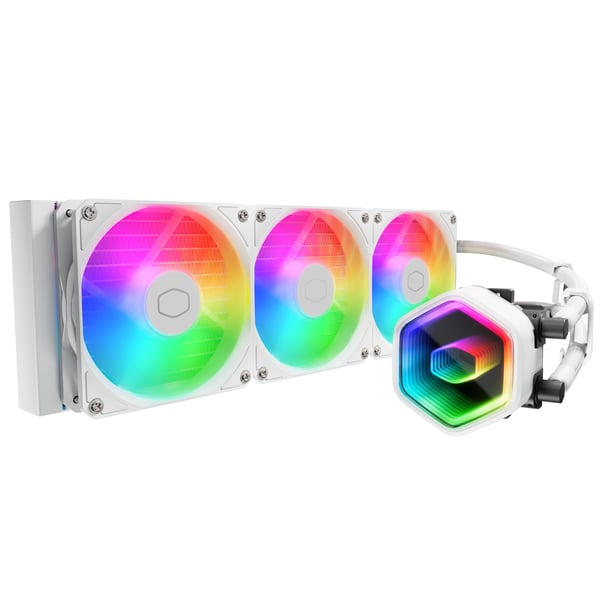 Cooler Master MasterLiquid 360 Core II White Edition vätskekylningssystem, vit