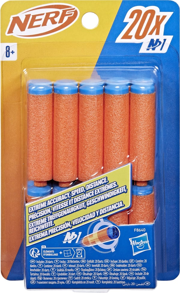 NERF N-serien påfyllningspilar, 20 st