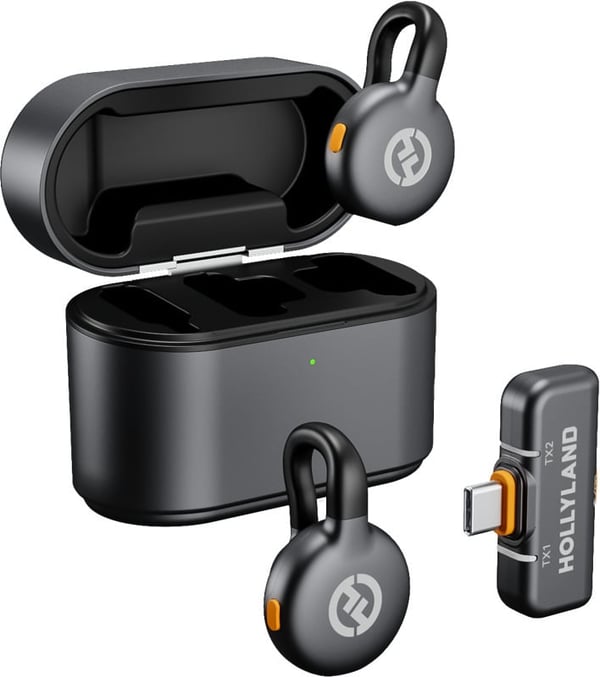 Hollyland LARK M2S Duo trådlös lavalier-mikrofon med USB-C