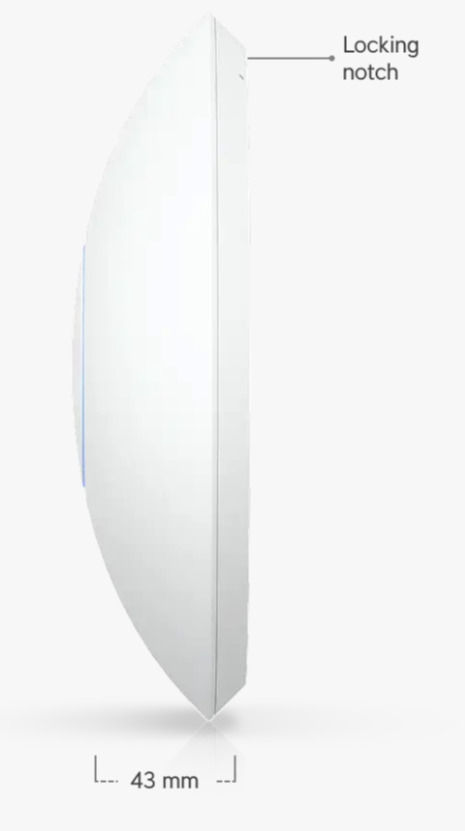 Ubiquiti U7-LR takmonterad WiFi 7 accesspunkt
