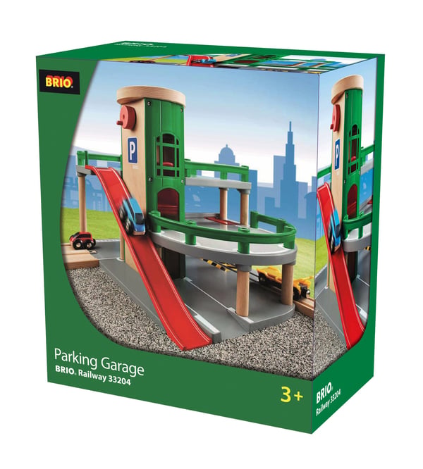 BRIO Railway 33204 - Rail & Road - parkeringshus