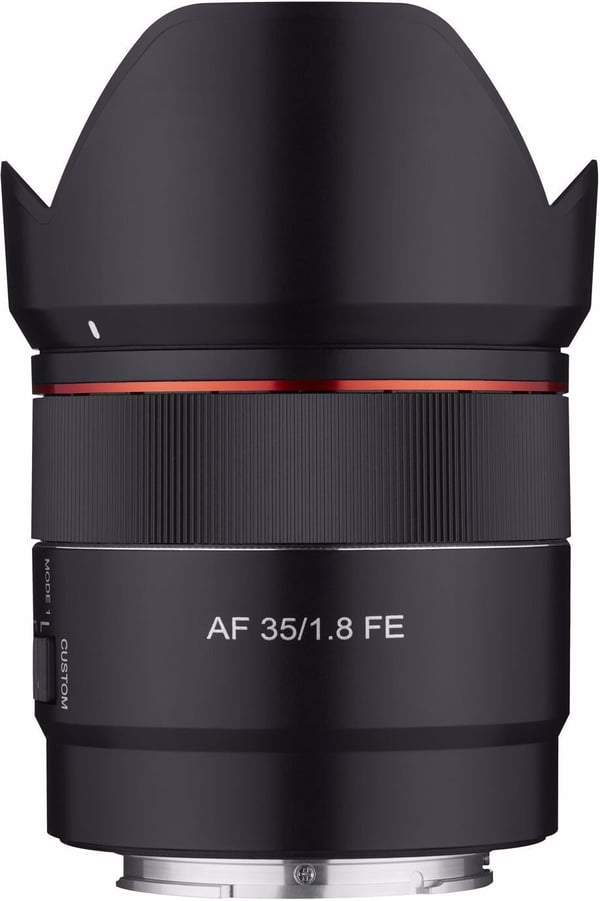 Samyang AF 35mm F1.8 -objektiv, Sony FE