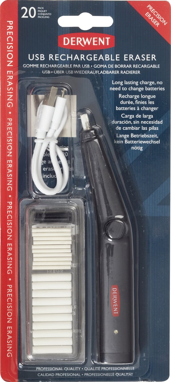 Derwent - USB-laddningsbar suddgummi