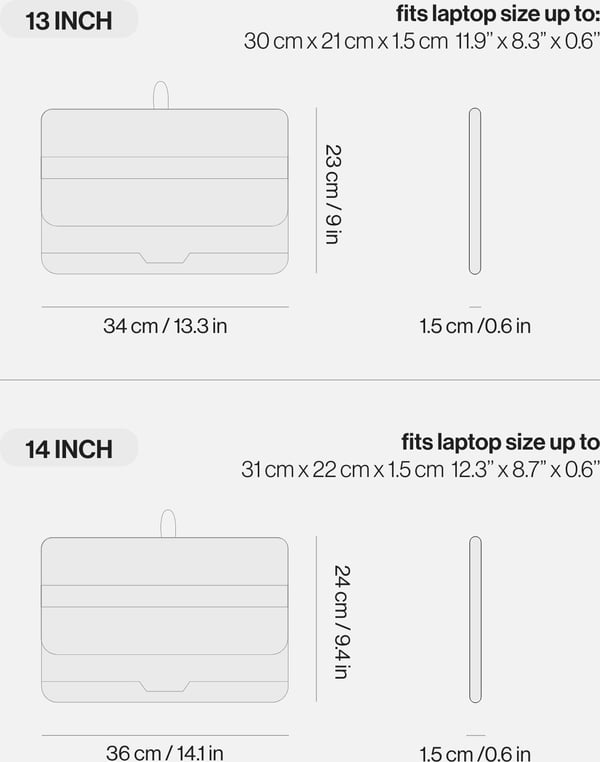 Deltahub Formo 3in1 Laptop Bag 13" - computertaske, sort