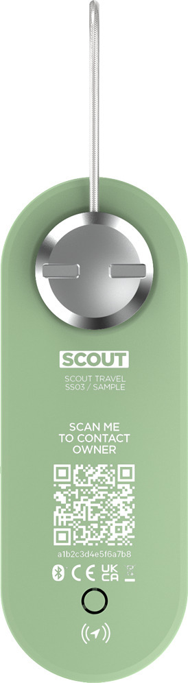 Knog Scout Travel tyverialarm og lokator, Apple iOS, grøn