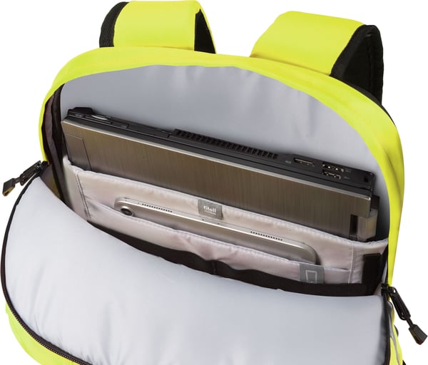 Dicota HI-VIS 32–38L rygsæk, gul