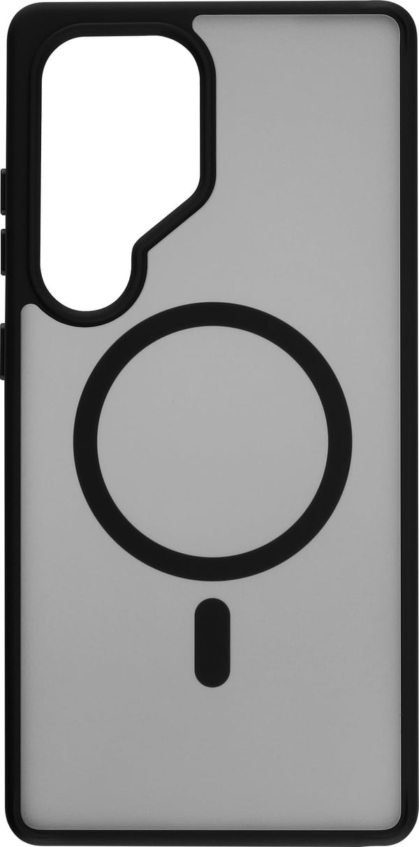 FoneKit Magnetisk Soft Touch -skyddshölje, Samsung Galaxy S25 Ultra, svart/grå