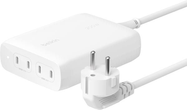 Belkin BoostCharge Pro 4-Port USB-C GaN 200 W netadapter, sort