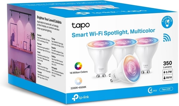 TP-Link Tapo L630 smart lampa, GU10, 350 lm, 4-Pack