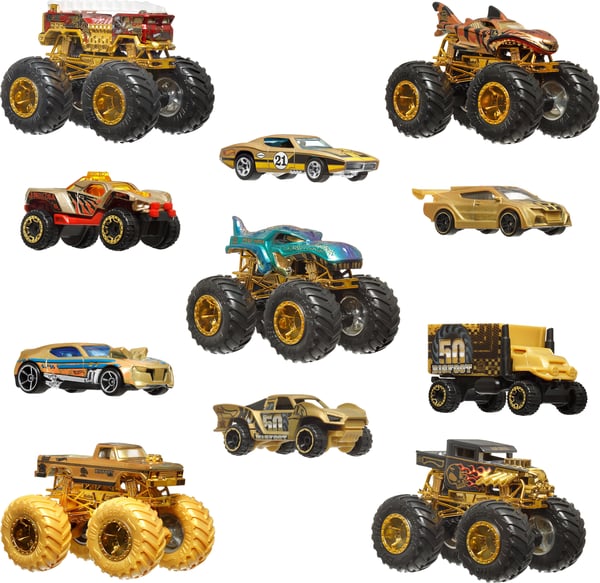 Hot Wheels Monster Trucks Bigfoot Trophy Champions bilsamling