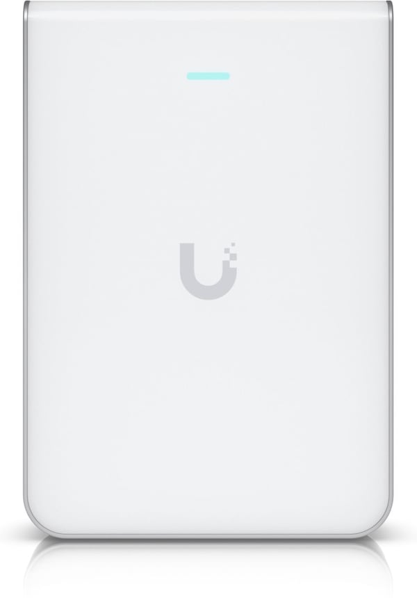 Ubiquiti U7 Pro Wall Wi-Fi 7 accesspunkt med PoE-stöd