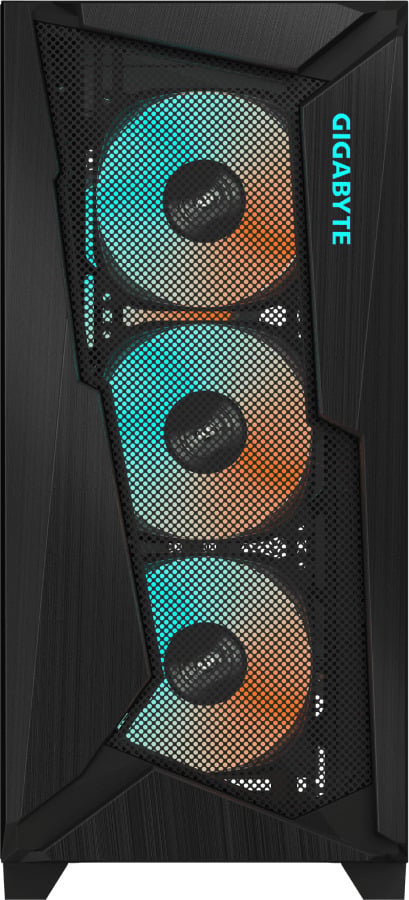 Gigabyte Panoramic Stealth GB-C301G V2 ATX Mid-Tower chassi, svart